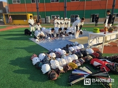 천안남산초등학교 야구부 “안전과 필승을 다짐합니다”