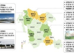 충남 6개 시 국토부 주관 ‘드론실증도시 구축’ 공모 선정
