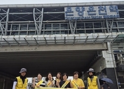 아산시, 온양온천역사 및 광장에서 금연‧금주 캠페인 실시