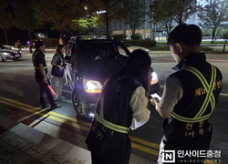 천안시, 경찰 음주단속 현장서 자동차세 등 체납차량 10대 적발