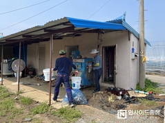 천안시 성남면 행복키움지원단, 최소 거주환경 위한 주거개선 지원