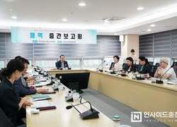 천안시 성성호수공원, 사계절 담은 미디어아트 조성