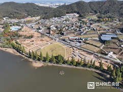 아산시, 신정호 지방정원 준공…25년 1월 임시 개방