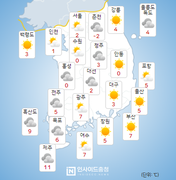 [날씨] 아침 수은주 뚝, 짙은 안개, 빙판길 유의