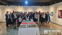 천안시 직산읍 주민자치센터 서양화반,‘그린나래’전시회 개최
