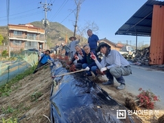 천안시 목천읍 덕전2리, 봄맞이 꽃심기 활동 실시 