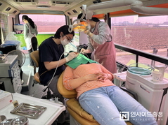 아산시 보건소, 의료취약계층 대상 치과 이동진료차량 운영