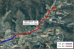천안시 원성천 물재이용관로 연장 사업 준공