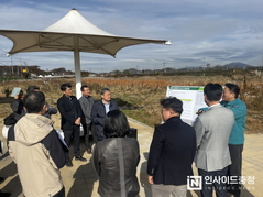 충남도의회 ‘풍서천 천수지구’ 방문해 애로사항 점검