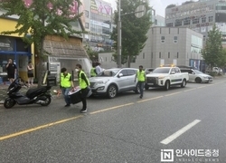 아산시, 둔포면 불법광고물 일제 정비 실시