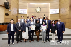 천안시의회, 춤축제 기간중 미국 ‘프린스조지스 카운티’와 환담 개최