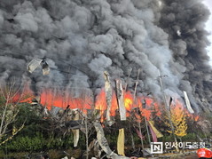 천안 이랜드패션 대형 화재, 인명 피해 없지만 재산 피해 눈덩이