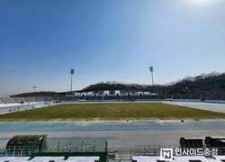 아산시 이순신종합운동장, ‘하이브리드 잔디’로 전면 새 단장